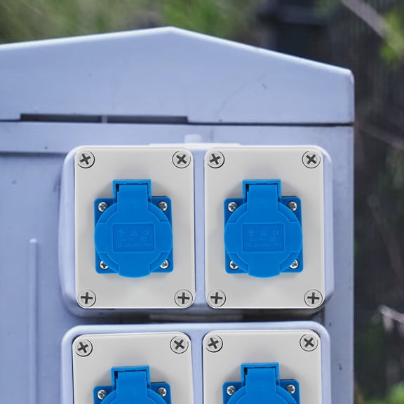 Nicehomfit Versatile Single Gang Weatherproof Outlet Box Covered in Waterproof Plastic for Exterior Use