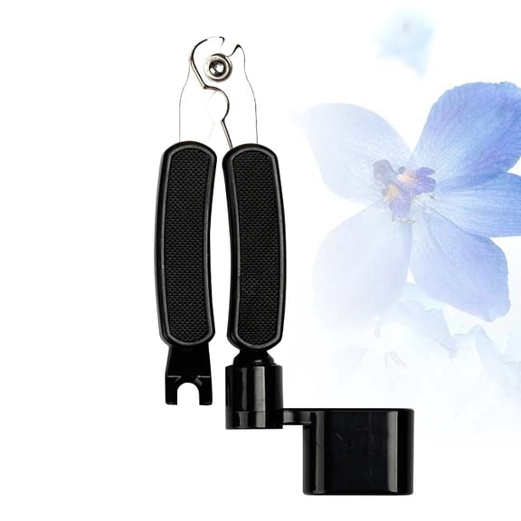 Nicehomfit Easy Use Black Guitar Peg String Winder and Pin Puller for Guitar Bass Mandolin Ukulele