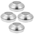 thumbnail image 1 of Nicehomfit Stainless Steel Flagpole Base 7.8x7.8cm Support Garden Gazing Globe Stand, 1 of 8