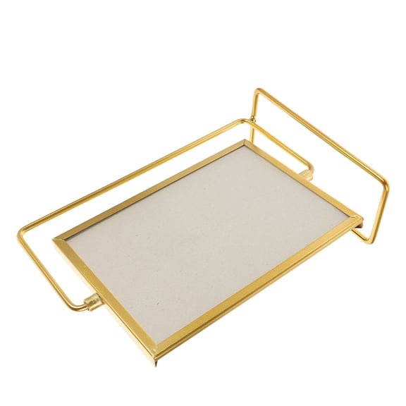 Nicehomfit Golden A4 Snap Floating Photo Frame with Rotating Design for Desktop and Home Decor