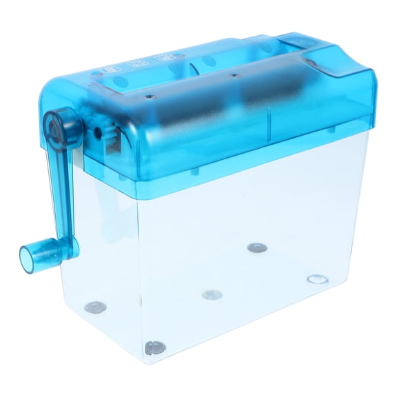 Nicehomfit Convenient Blue Tabletop Paper Shredder for Household Document Shredding
