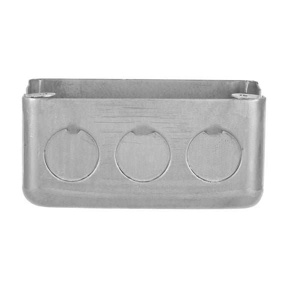 Nicehomfit Metal Electrical Box Single Gang Extender Plated Silver Surface Mount Box for Reliable Switch Support