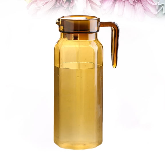 Nicehomfit Multi Color Acrylic Beverage Pitcher with Leak Resistant Lid for Home and Party Use