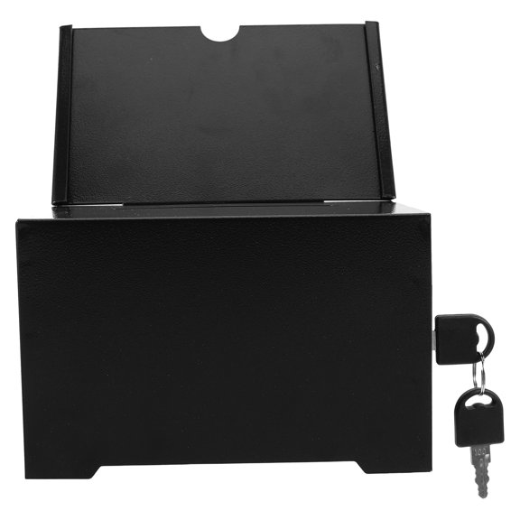 Nicehomfit Office Metal Suggestion Box with Lock and Slot for Employee Feedback and Comment Collection