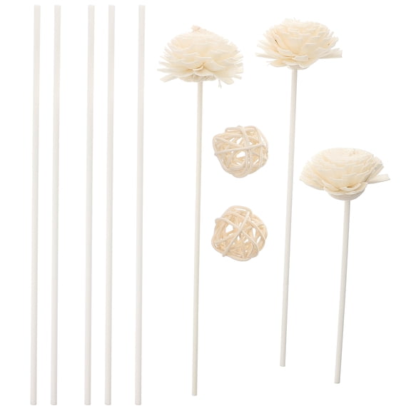 Nicehomfit Oil Diffuser Stick Diffuser Sticks Fiber Aromatherapy Accessory for Home Decoration 1 Box
