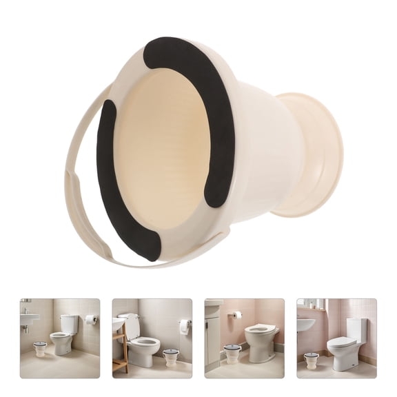 Nicehomfit Plastic Urinal with Cover Splashproof Bedpan for Home Travel and Camping