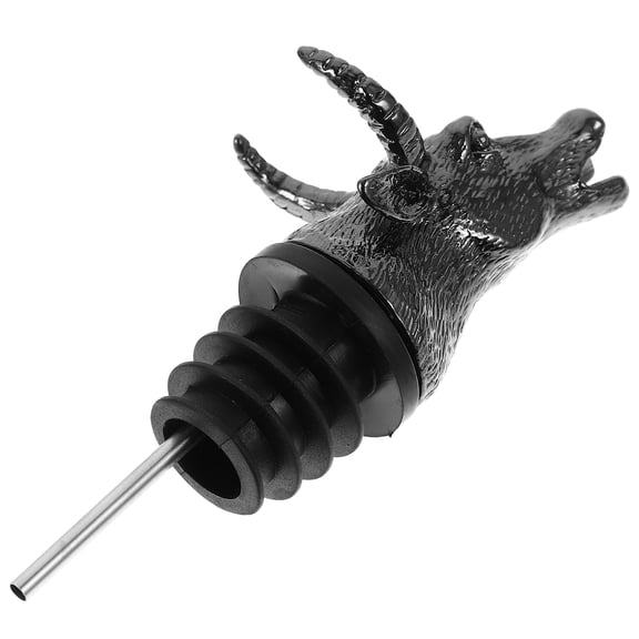 Nicehomfit Practical Animal Head Wine Pourer Spout Made of Alloy for Wine Bottles At Parties and Home