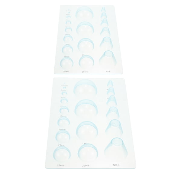 Nicehomfit Quilling Mold Domes 2Pcs Diy Craft Tool For Family And Friends Art Projects