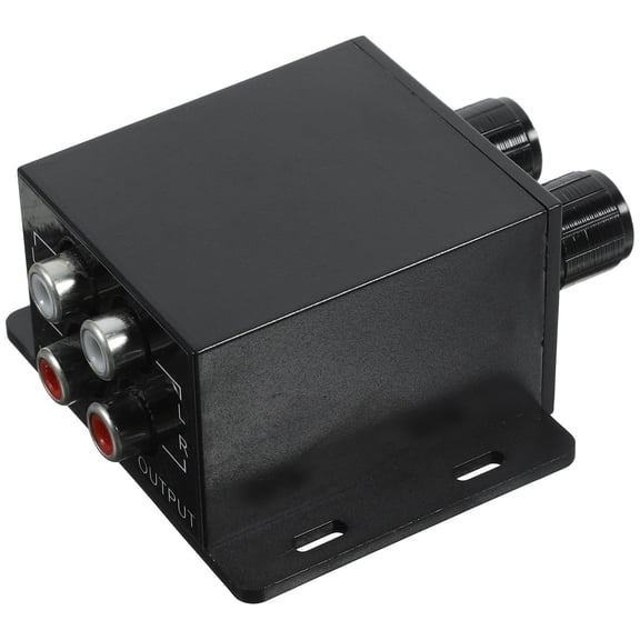 Nicehomfit Rca Audio Bass Knob Volume Control for Car Amplifier Enhance Sound Quality