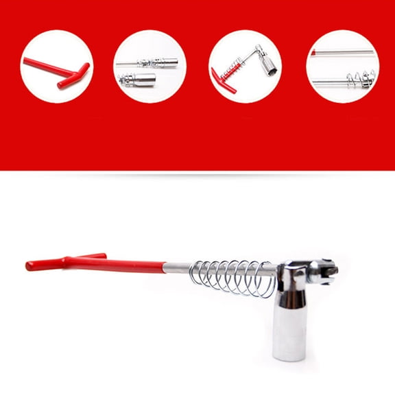 Nicehomfit Red 16Mm Universal Spanner Tool for Spark Plug Installation and Removal
