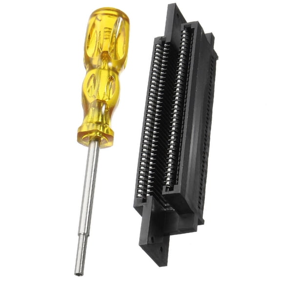 Nicehomfit Black 72 Pin Connector Game Machine Accessories Tool Compatible with Nes 8 Bit