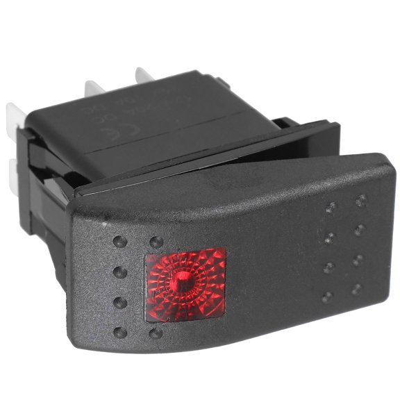 Nicehomfit Responsive Black LED Toggle Switch for Vehicle with Sturdy Construction and Simple Style