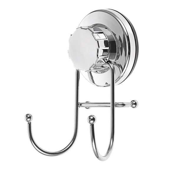 Nicehomfit Double Suction Cup Hooks Made of Stainless Steel for Smooth Surfaces
