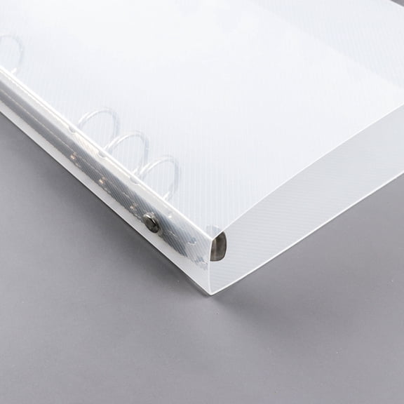 Nicehomfit Round Ring File Folder with Plastic Cover for Loose Leaf and Notebook Sheet Protection