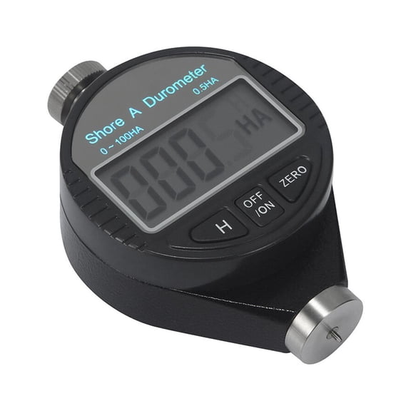 Nicehomfit Digital Shore A Durometer Hardness Tester with Clear LCD for Rubber Plastic Wax Black