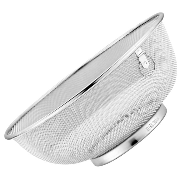 Nicehomfit Small Fine Mesh Strainer for Home Kitchen with Stainless Steel Plated Silver Frame and Practical Use