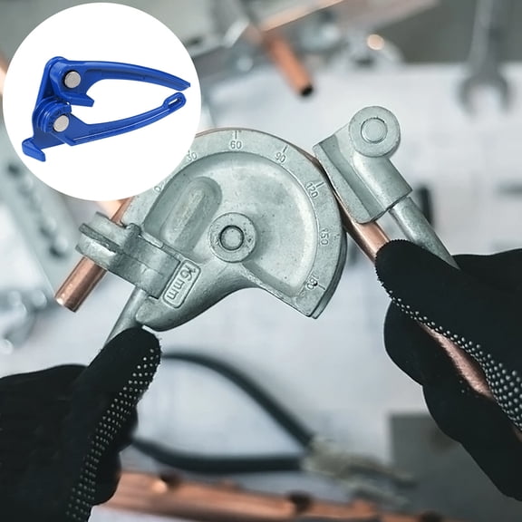 Nicehomfit Blue Conduit Bender Tool with Ergonomic Handle for Metal Tubing and Wire Bending