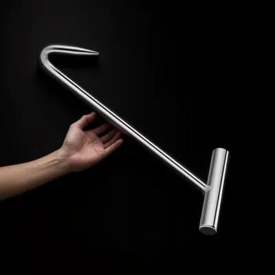 Nicehomfit T-Shape Hook Metal Handheld Hook for Efficient Lifting Tasks 1Pack