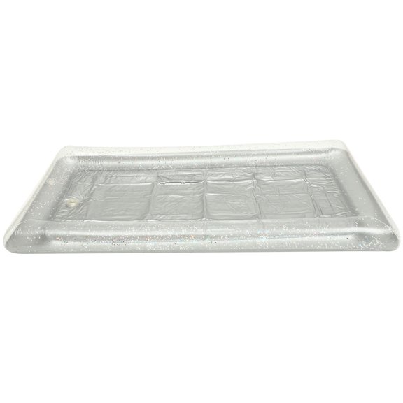 Nicehomfit Transparent Inflatable Cooler Buffet Tray Large Capacity Cold Food Server Leak Proof Design