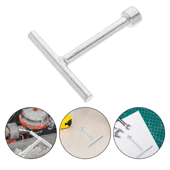 Nicehomfit Triangular Key Wrench Stainless Steel Triangle Wrench Tightening Loosening Home Repairs 1Set