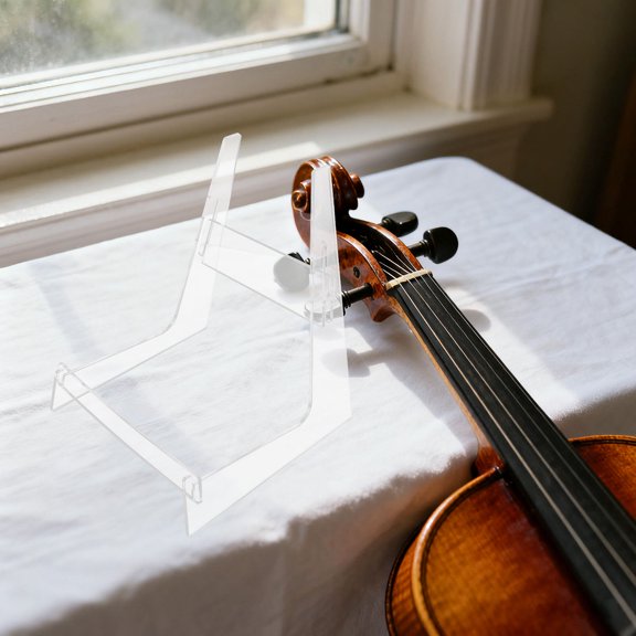 Nicehomfit Universal Transparent Instrument Rack for Guitar Ukulele Bass Violin Display and Storage