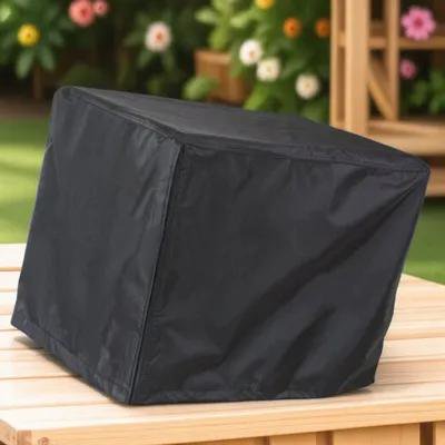 Nicehomfit Waterproof Generator Cover Black Lightweight with Elastic Clasp for Outdoor Storage