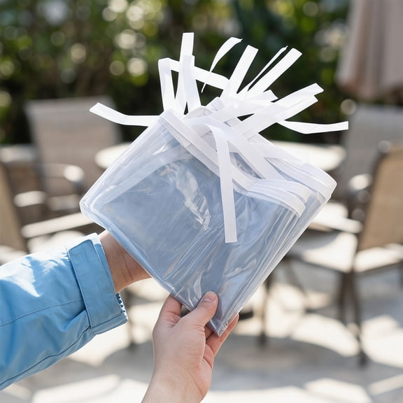 Nicehomfit Waterproof Transparent Canopy Gutter for Pop Up Tents with Heavy Duty Flexible Rainwater Drainage