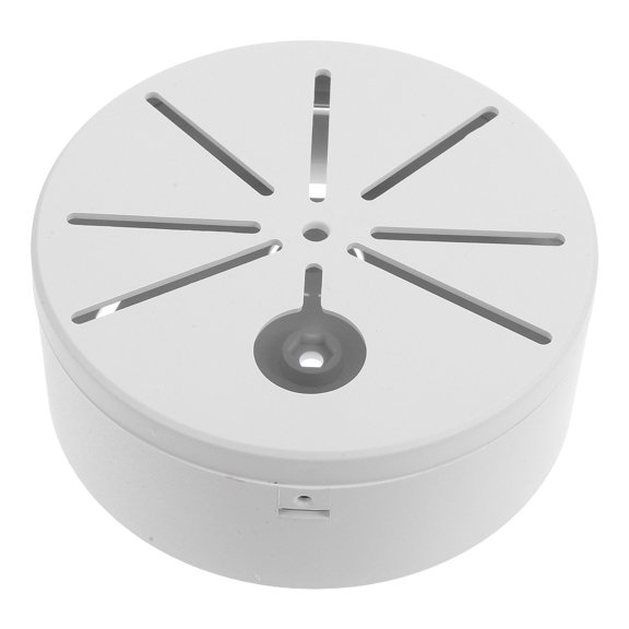 Nicehomfit Weatherproof White Plastic Security Camera Ceiling Mount Box with Cable Hide and Support