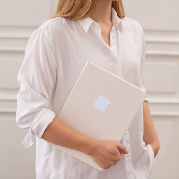 Nicehomfit White Thermal Label Paper for Printer Use Clear Code Printing Easy to Scan Labels