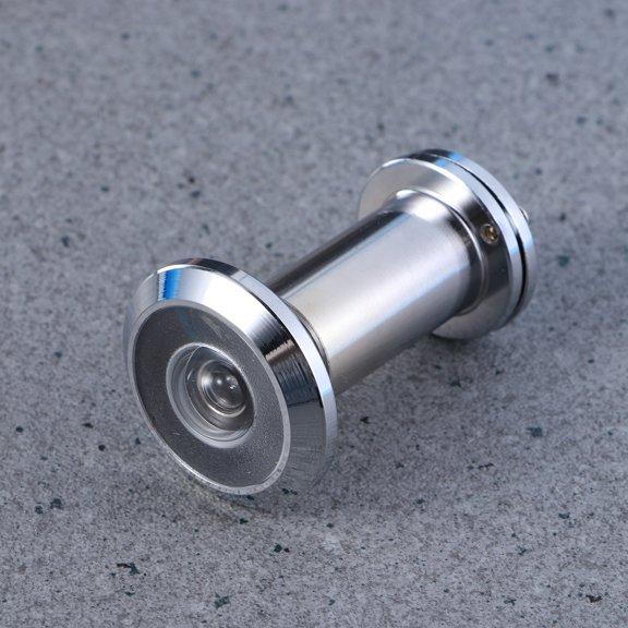 Nicehomfit Plated Silver Zinc Alloy Door Viewer Security Pinhole Easy to Use for Doors