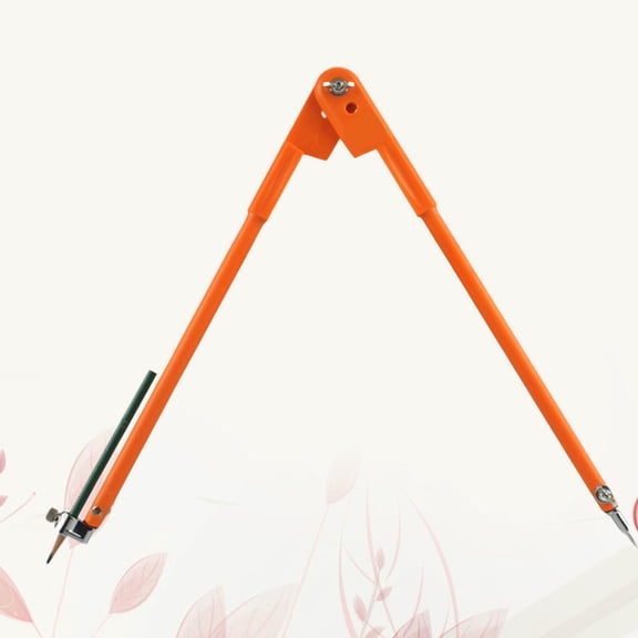 Nicehomfit carpenters circle compass Large Scribing Marking Tool Orange 1Set