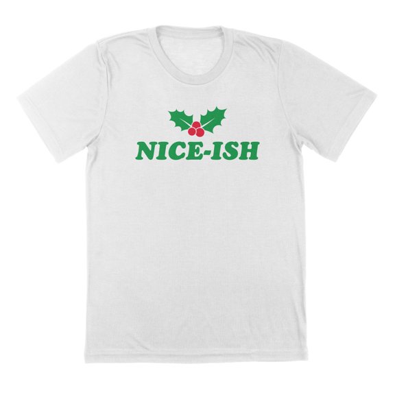 Niceish Humor Graphic White Mens T-Shirt