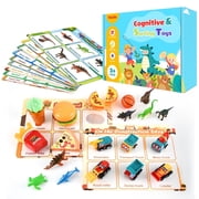 Nicella Sorting Toys for Toddlers, Sensory Toys for Autistic Kids 1 2 3 4 Years Old, Preschool Montessori Learning Educational Toys Game for Autism Boys and Girls