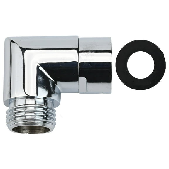 Niceminiwall 1 2 Inches Adjustable Direction Connector Adapter 90 Degree Plumbing Fitting Water Flow Control Built-In Washers