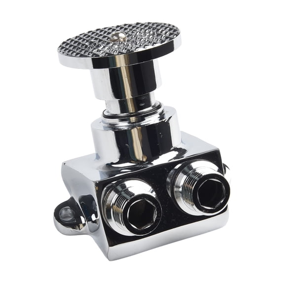 Niceminiwall 1Pcs Foot Pedal Valve Copper Floor Foot Pedal Control Switch Tap Valve Faucet Cold Water Basin Single for Hospitals Schools