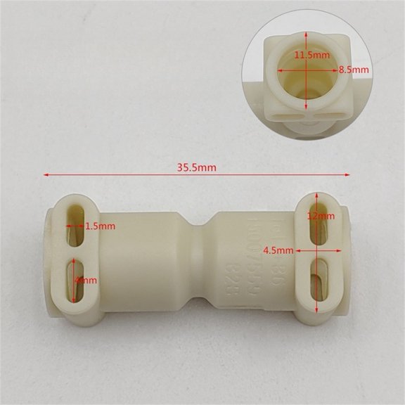 Niceminiwall 1pcs Coffee Machine Connector Two-way Three-way Interface Electromagnetic Valve Connector Water Pipe Adapter Accessories Two-way I