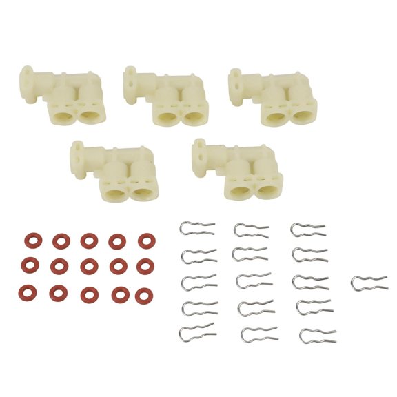 Niceminiwall 35Pcs Coffee Machine Connector Three Way Steam Connection With Sealing Ring Coffee Accessory Accessories