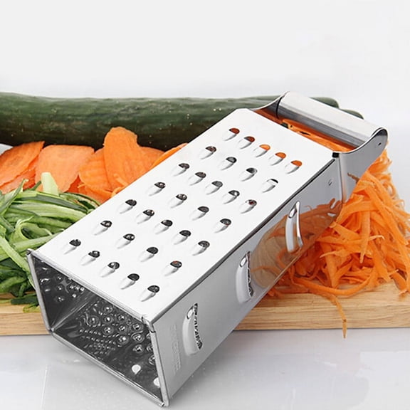 Niceminiwall 4 Sided Stainless Steel Grater Vegetable Fruit Potato Carrot Spiral Slicer Chopper Shredder Cutter Kitchen Accessories