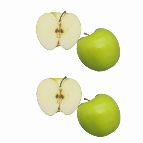 Niceminiwall 4 half-finished fruit model, apples refrigerator sticker for kitchen home