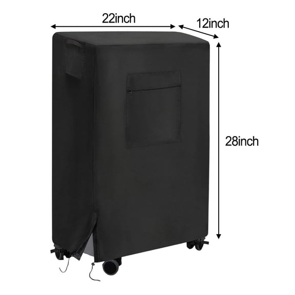 Niceminiwall 600D Oxford Fabric Evaporative Cooler Cover For Hessaire Portable For Water Air Conditioner Cleaning Cover Bag Dust-proof Covers 22*12*28 inches