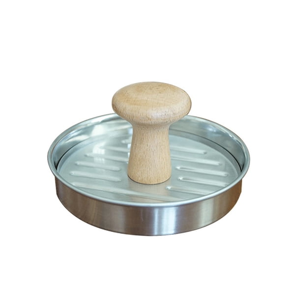 Niceminiwall Burger Press Non-Stick Patty Maker BBQ Tools Extra-thick Solid Stainless Steel High-Quality Materials Large Size