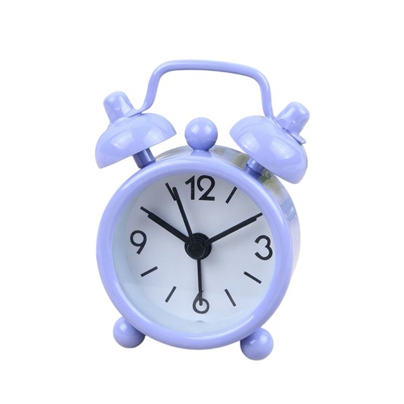 Niceminiwall Compact Travel Clock Portable Desk Clock For School Study Abs Plastic Base