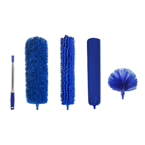 Niceminiwall Extendable Feather Duster Set Featuring a 100 Inch Telescopic Rod Suitable for All Your Dusting Needs at Home or Office