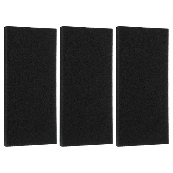 Niceminiwall Foam Sponge Filter Set of 3, Washable for Replacement Compatible with for Gorenje T408HD.W.AU T411HD.W 429410 628504 Black
