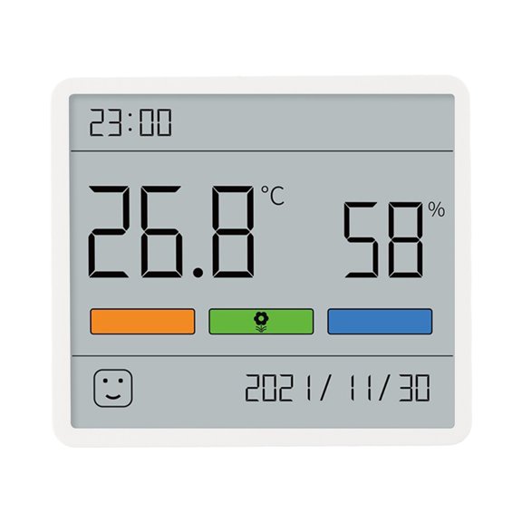 Niceminiwall For Desks Wall Thermometer Display LCD Display Thermometer For Bedroom