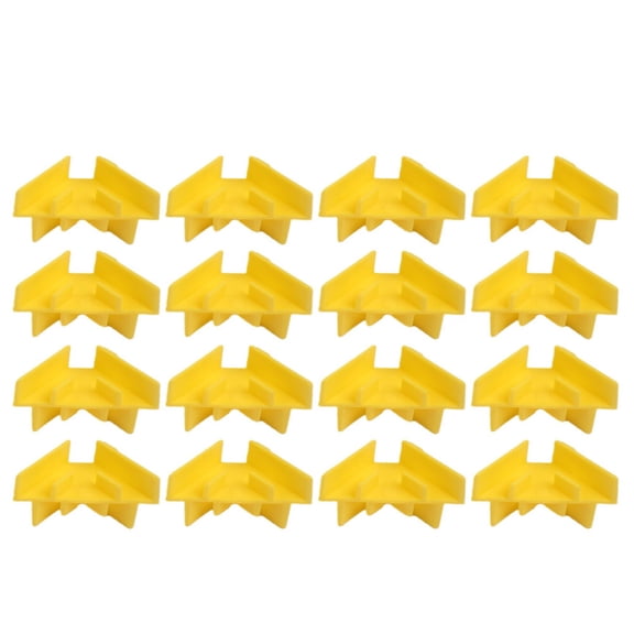 Niceminiwall Freeze Dryer Rack Tray Stackers Food-Safe Plastic Long-Lasting Durability Yellow