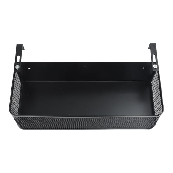 Niceminiwall Home Appliance Storage Parts Metal Bedside Organizer: Space-Saving Storage For Phones, Books & Remotes For Kitchen Home Parts Black