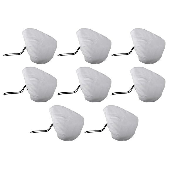 Niceminiwall Microfiber Cloth Pads for Replacement and Compatible with /Viled/for Neo/Moolan, 8 Pack White