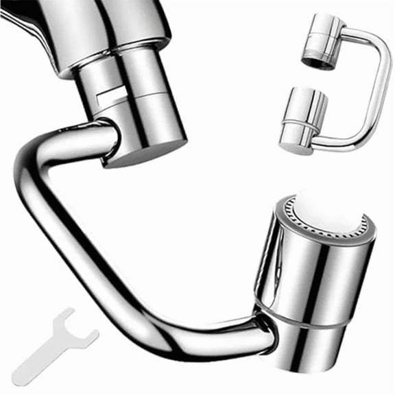 Niceminiwall Rotating Faucet Aerator Extension 1440 Degrees with Two Water Flow Settings