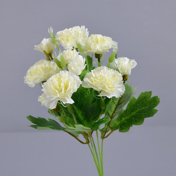 Niceminiwall Simulated Carnation Mother's Day 10 Carnation Flowers Home Decoration